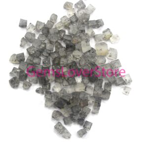 50 Tiny Black Sunstone Raw Crystals: Untreated Rough Gemstones (2-4 MM)