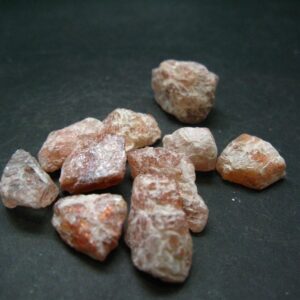 Lot Of 10 Sunstone Raw Crystals From Tanzania - 106.10 Carats