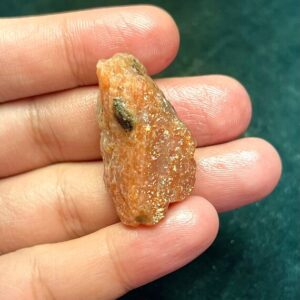 Natural Flashy Sunstone Rough Stone | Confetti Chunk 19g 40x26x18mm