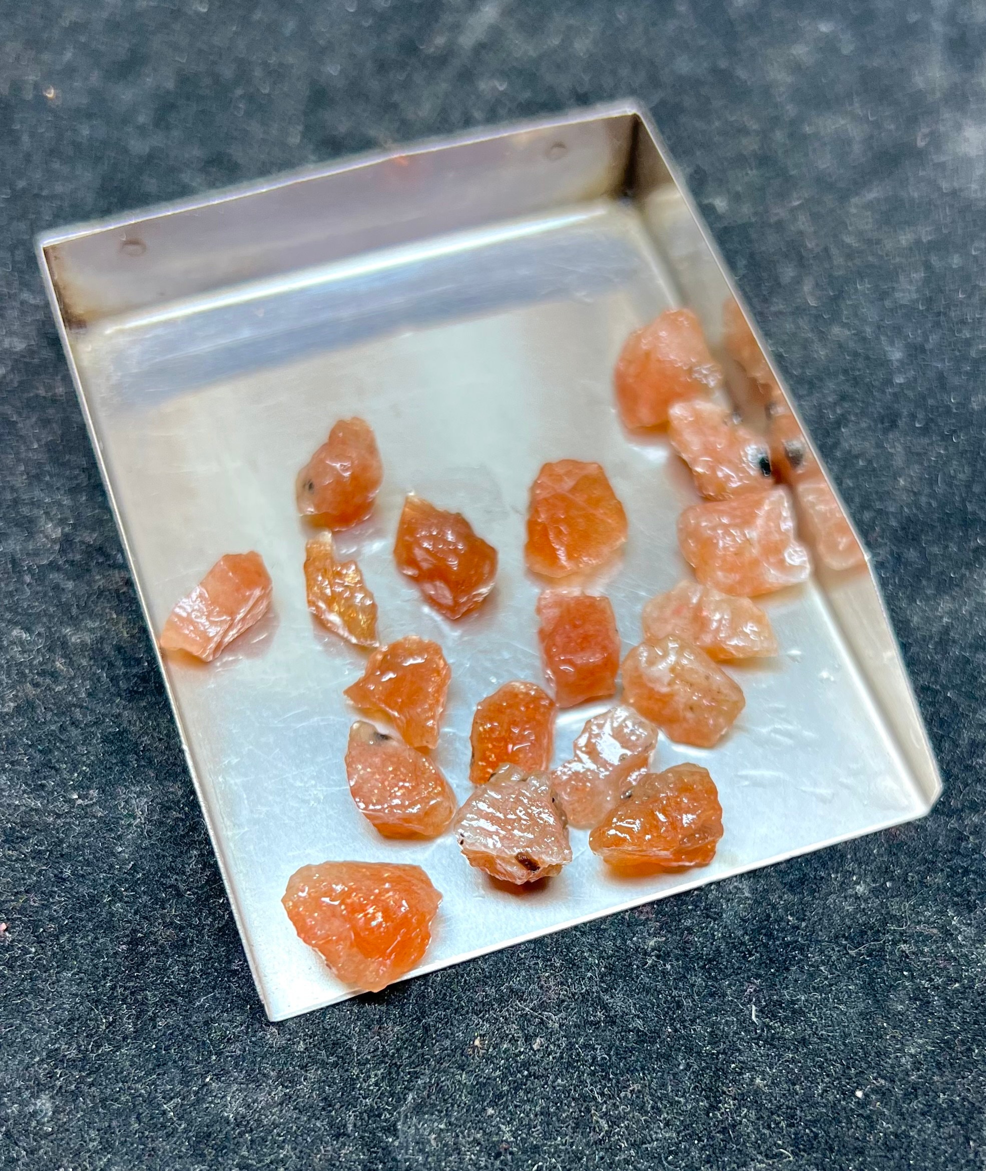 Natural Sunstone Rough Stone | Confetti Sparkle Crystal Lot 9-11mm