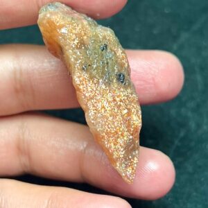 Sparkly Confetti Sunstone Rough Stone | Natural Raw Chunk 34g 52x32x14mm