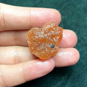 Uncut Orange Sunstone Rough Stone | Raw Flashy Chunk 19.1g 30x26x20mm