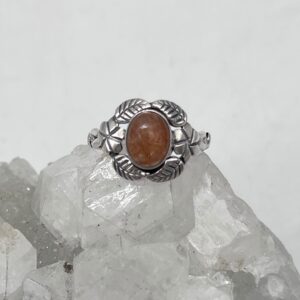 Beautiful Sunstone Ring, Size 7 1/2