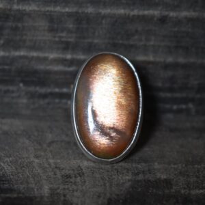 Natural Sunstone Ring, Aaa Quality, Sterling Silver Gemstone