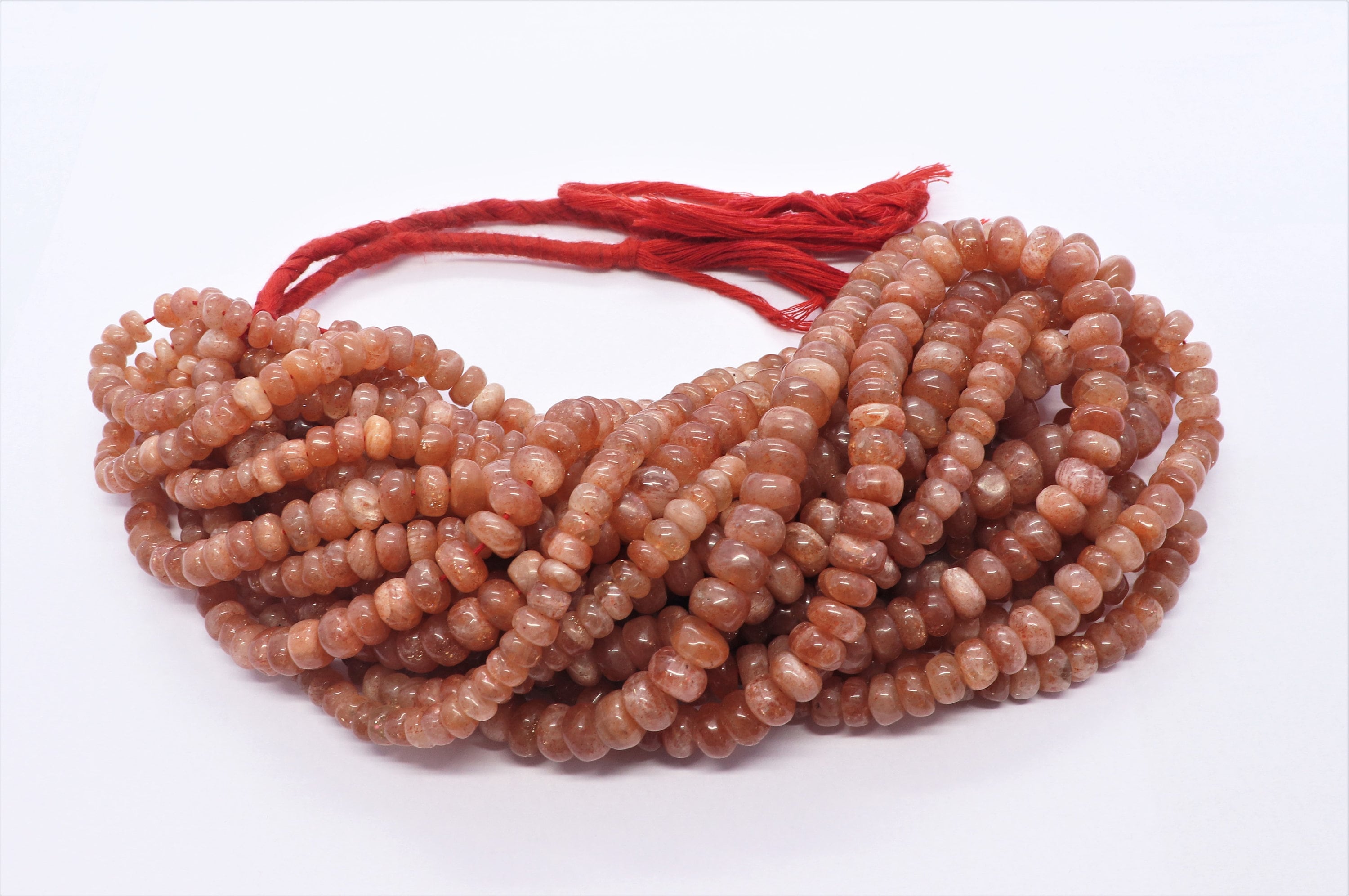 Aaa Natural Sunstone Smooth Rondelle Beads, 6-8 Mm Sunstone Gemstone Beads, 16 Inch Smooth Sunstone Rondelle Beads For Jewelry Making Beads Aaa Natural Sunstone Smooth Rondelle Beads, 6-8 Mm Sunstone Gemstone Beads, 16 Inch Smooth Sunstone Rondelle Beads For Jewelry Making Beads