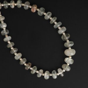 Sunstone Roundel Smooth Beads - 6 mm to 10 mm - Sun stone Beads - Gem Quality , 8 Inch Full Strand, Price Per Strand