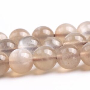 5mm Flash Light Gray Brown Sunstone Beads Grade Aaa Genuine Natural Gemstone Full Strand Round Loose Beads 20" (118974-3477)