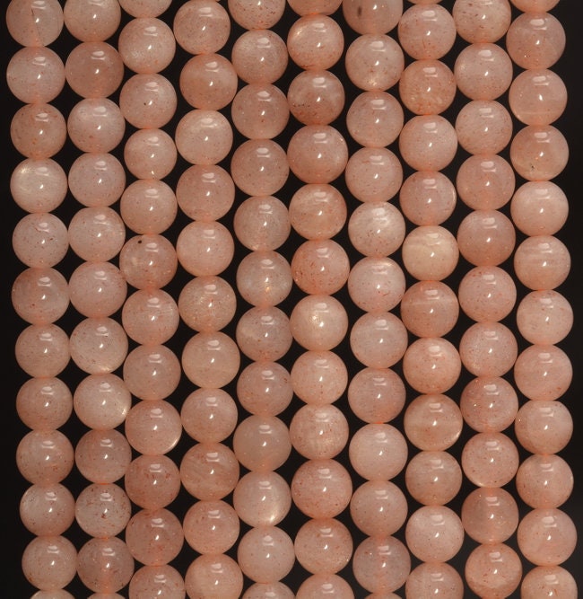 6mm Sunstone Gemstone Grade A Orange Round Loose Beads 16 Inch Full Strand (90147905-143)