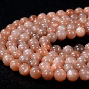 8mm Genuine Sunstone Gemstone Grade Aaa Round Loose Beads Bulk Lot 1,2,6,12 And 50 (d155)