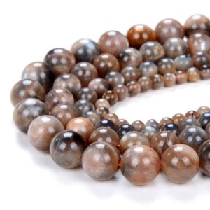 Black Sunstone Gemstone Grade Aaa Round 6mm 8mm 10mm Loose Beads Bulk Lot 1,2,6,12 And 50 (d20)