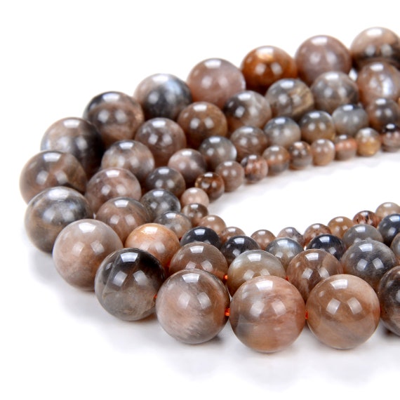 Black Sunstone Gemstone Grade Aaa Round 6mm 8mm 10mm Loose Beads Bulk Lot 1,2,6,12 And 50 (d20)