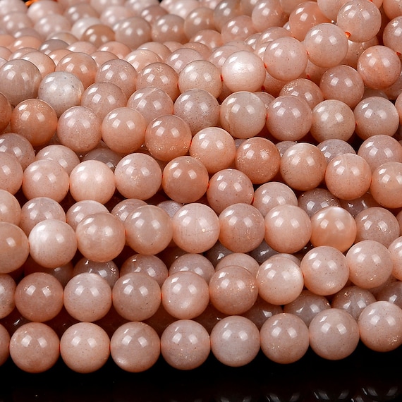 Natural Sunstone Gemstone Grade Aaa Round 7mm 8mm 9mm 10mm Loose Beads Bulk Lot 1,2,6,12 And 50 (d456)