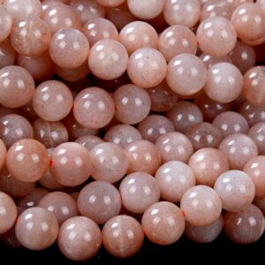 Natural Light Peach Sunstone Gemstone Grade Aa Round 4mm 5mm 6mm 7mm 8mm 9mm 10mm 11mm 12mm 13mm Loose Beads (d194 D195)