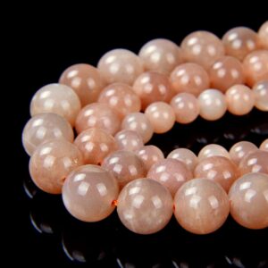 Natural Orange Sunstone Gemstone Grade Aa Round 5mm 6mm 8mm 9mm 10mm Loose Beads (a286)