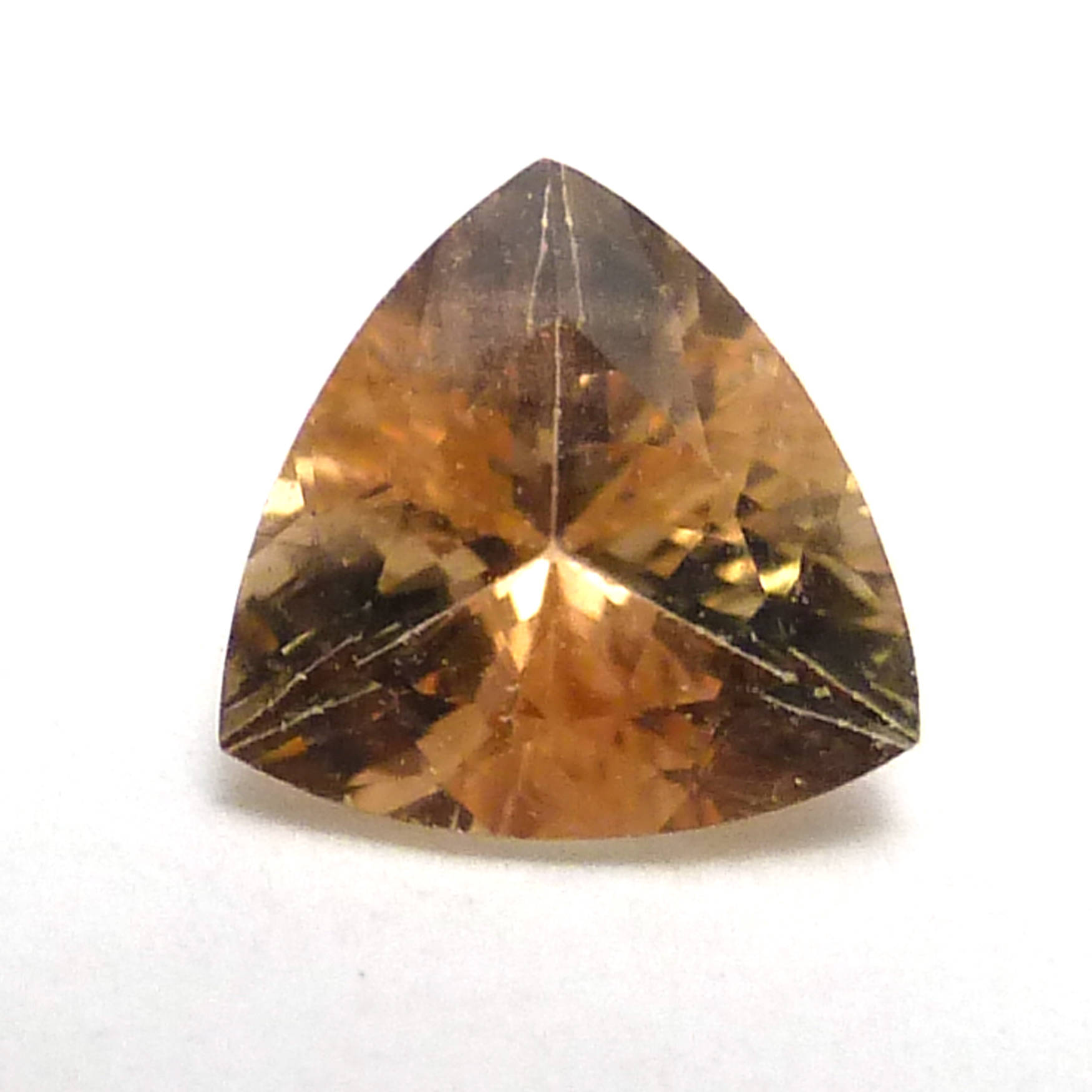 0.48 Carats Oregon Sunstone Loose Gemstone Trillion Usa Cut Handmade Quality Schiller Viking Sparkle Feldspar Natural Engagement Ring