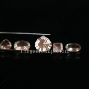 5 Pcs Mix Shape Lot, Oregon Sunstone Concave Cut Stone, Brilliant Gemstone Cut, Top Quality Loose Gemstone, Concave Cut Stone, Natural Gems