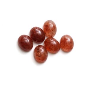 Natural Sunstone Smooth Oval Loose Gemstone, 8x10 Mm, Rare Sunstone Oval, Sunstone Jewelry Making Gemstone, Gift For Her, 6 Pieces