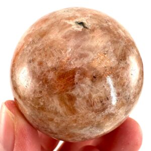 Polished Sunstone Sphere | Flashy Crystal Ball, India