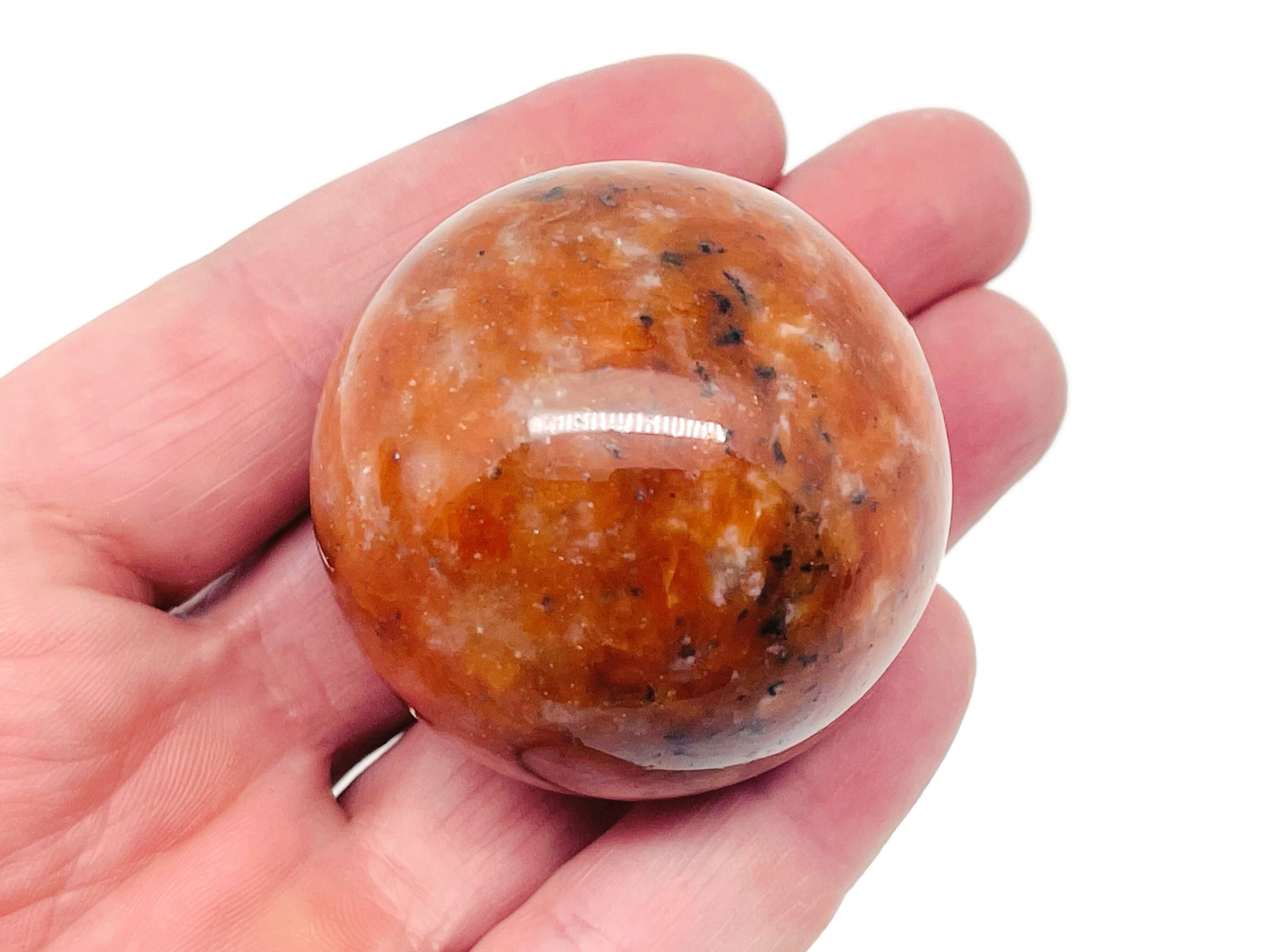 Sunstone Sphere Stone A++ – Crystal Ball - Healing Crystal Stones – Crystal Décor – 40-50mm - Ba1036
