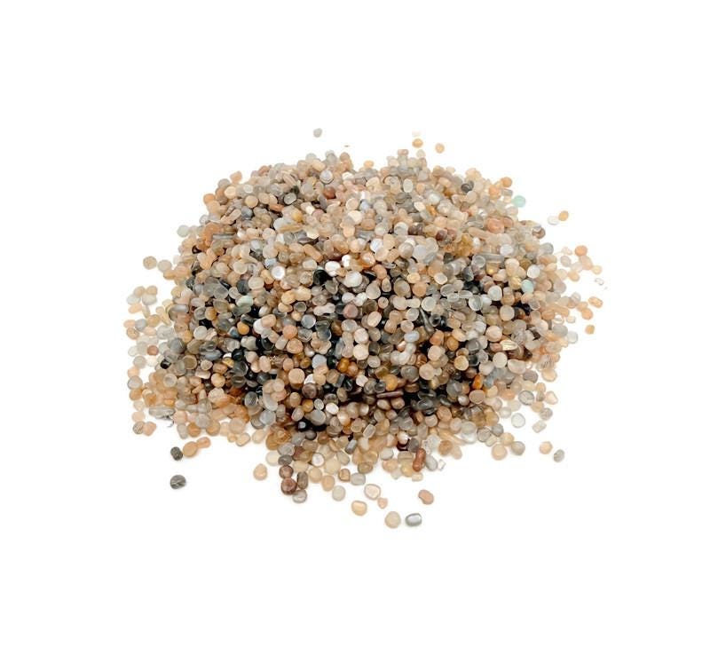 Black Sunstone Chips – Crystal Chips – Semi Tumbled Chips - Bulk Crystal - 2-6mm - Cp1270
