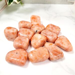 Sunstone Crystal Tumble Stone • Natural Polished Stone • Ethically Sourced