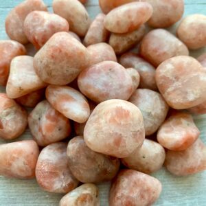 Sunstone Tumbled Stone | Orange Gemstone Crystal Natural