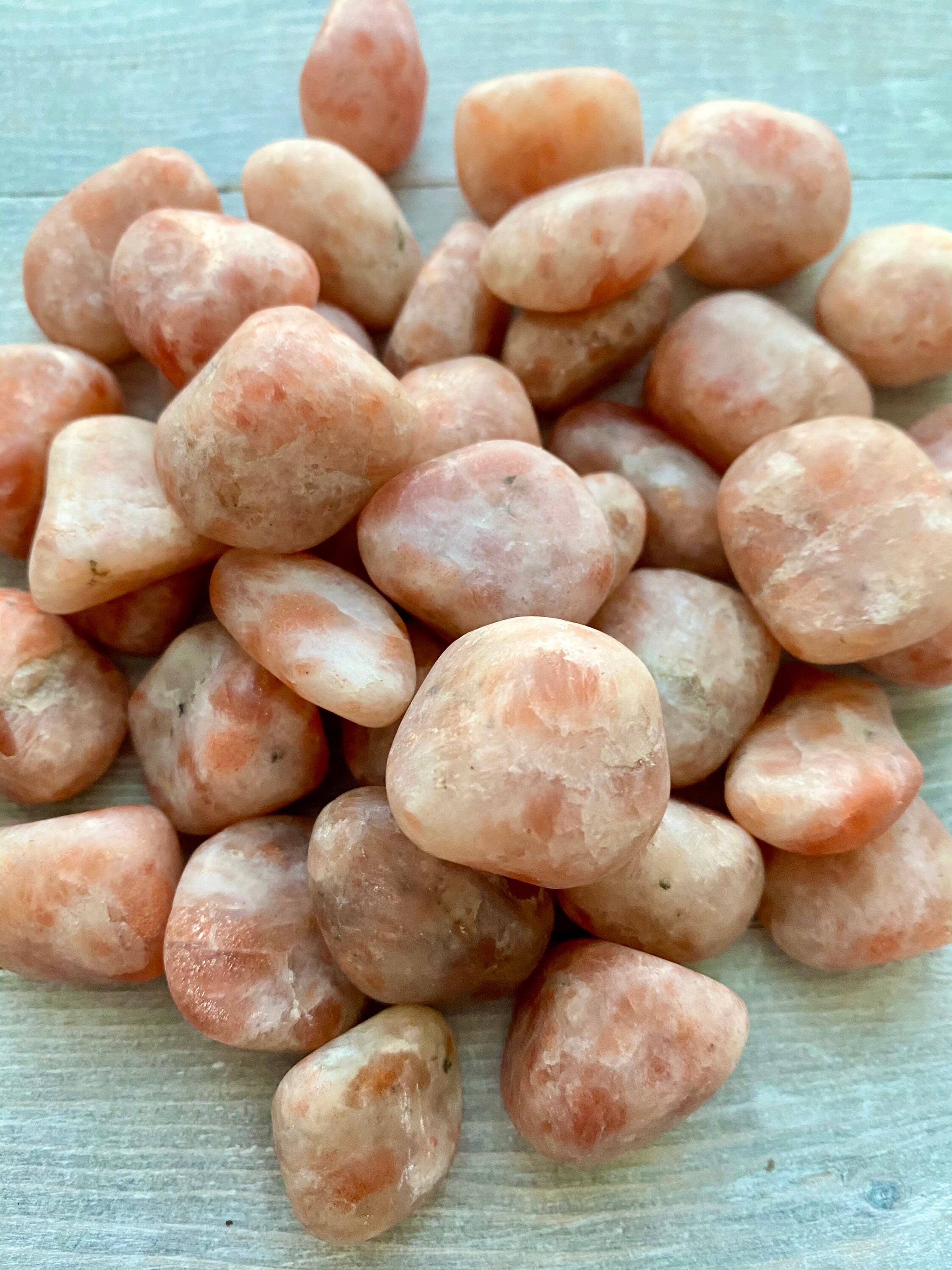 Sunstone Tumbled Stone | Orange Gemstone Crystal Natural