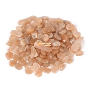 Natural Orange sunstone Chips Crushed Tumbled Stone Crystal Healing Embellishments 100 Grams