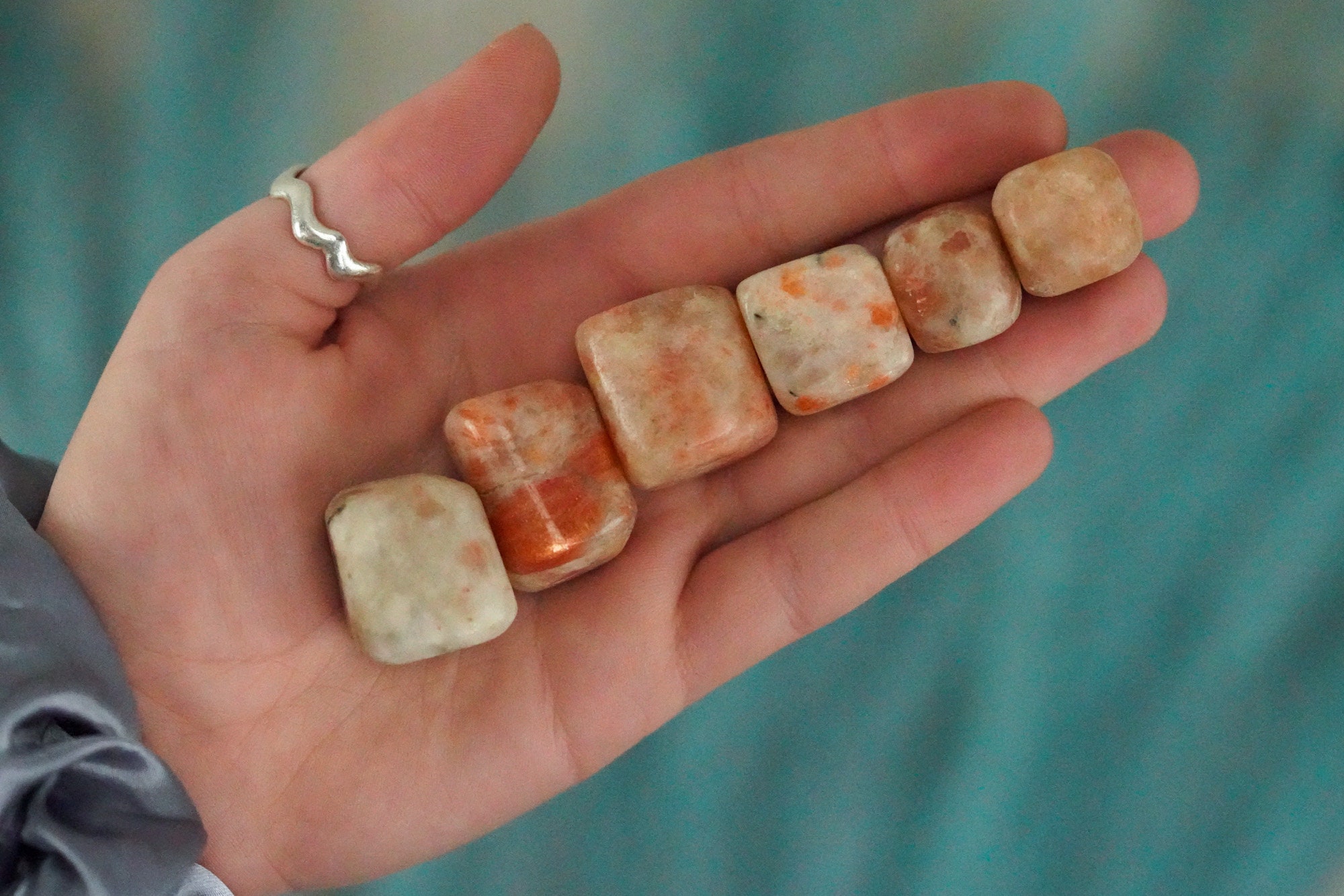 Tumbled Sunstone Polished Stone Tumbled Sunstone Polished Stone