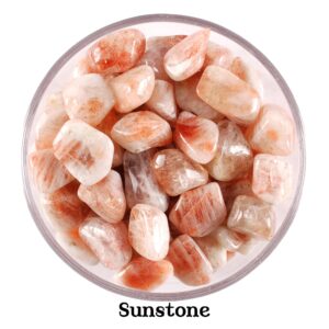 Sunstone Tumbled Stone, Natural Joy And Leadership, Altar Ritual Gemstone