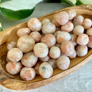 Sunstone Tumbled Stone Small , Orange Crystal Gemstone Natural