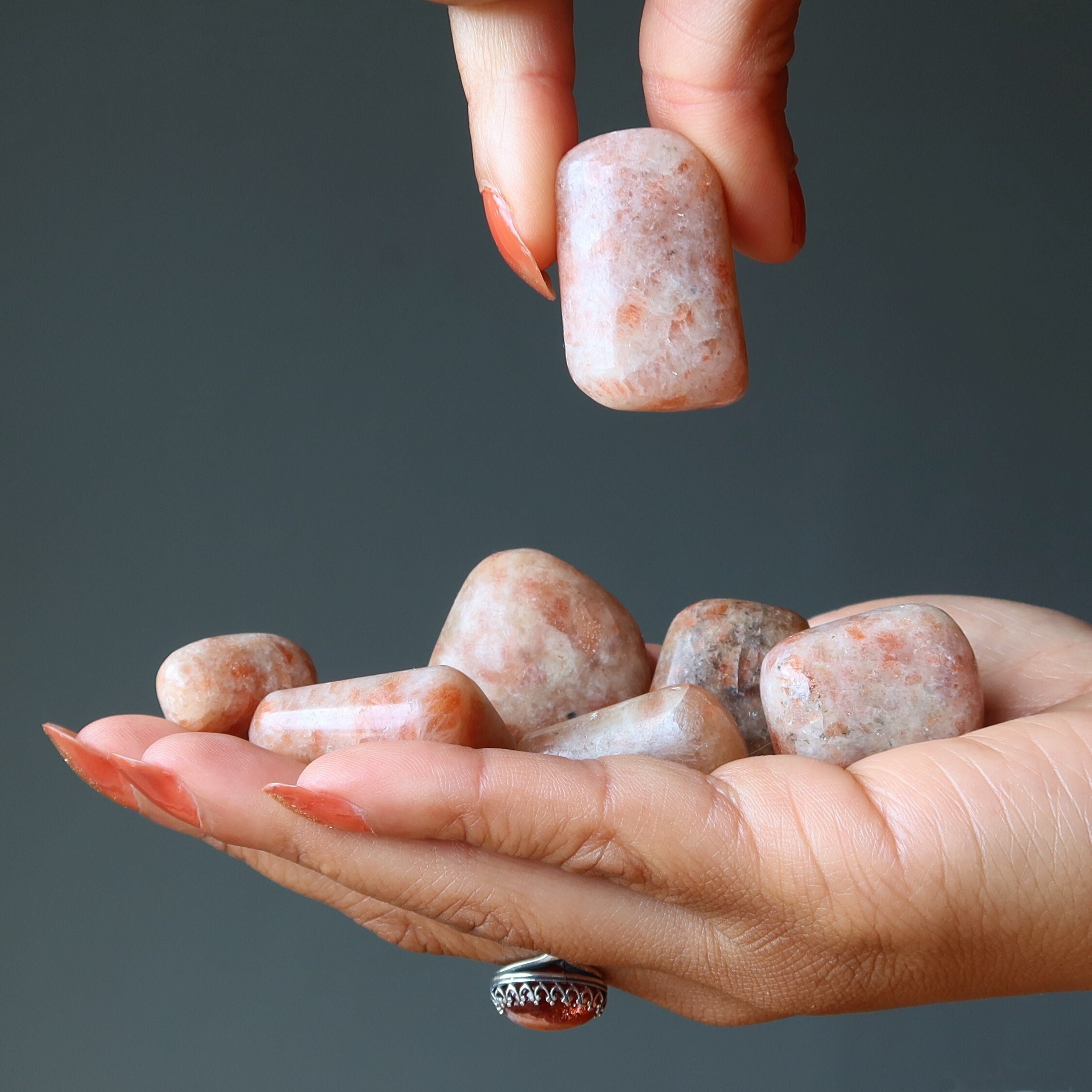 Sunstone Tumbled Stones Sunny Spaces Healing Crystal