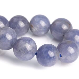7-8mm Tanzanite Beads Purple Blue Bracelet Grade Aa+ Genuine Natural Round Gemstone 6.5" (120822h-2596)