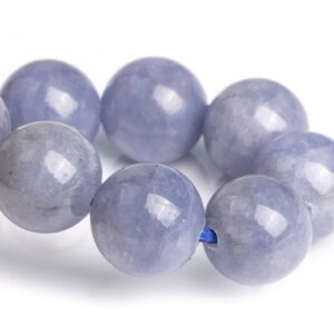 7-8mm Tanzanite Beads Light Gray Purple Bracelet Grade Aaa Genuine Natural Round Gemstone 7" (120811h-2586)