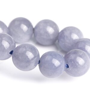 7mm Tanzanite Beads Light Purple Blue Bracelet Grade Aaa Genuine Natural Round Gemstone 7" (120796h-2570)