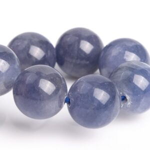 9mm Tanzanite Beads Gray Purple Bracelet Grade Aaa Genuine Natural Round Gemstone 7" (120870h-2626)
