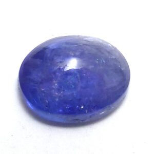 4.13 Carats Tanzanite Cabochon 11x9 9x11 11mm x 9mm Oval Blue Purple Peacock Perfect Ring Stone  Gemstone December Birthstone Blueple