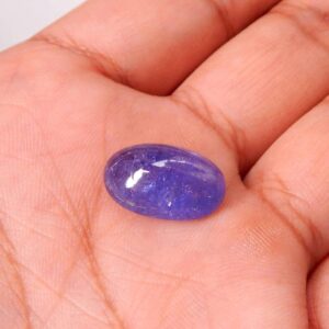 Awesome~ Tanzanite Cabochon. Blue Tanzanite Gemstone. Natural Tanzanite. 16.5x11 Mm Oval Shape Polished Blue Tanzanite For Ring. Mx-5681