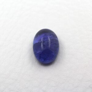 Loose Tanzanite cabochon gemstone 9x12mm Oval Tanzanite stone 5.23ct Lilac Blue gem  Loose precious stone