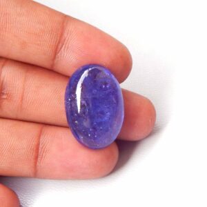 Massive~ Tanzanite Gemstone. Tanzanite Cabochon. Natural Blue Tanzanite. Polished Oval Shape Blue Tanzanite For Jewelry. 33 Cts. Mx-5687