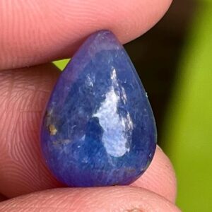Natural Tanzanite Cabochon 12.50 Carat Blue Tanzanite, Loose Gemstone Untreated Tanzanite Cabochon Making For Jewelry December Birthstone.