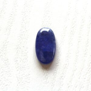 Natural Loose Tanzanite Gemstone, Oval Cabochon, Ideal For Jewelry Making - 10x18mm, 6.59ct Natural Loose Tanzanite Gemstone, Oval Cabochon, Ideal For Jewelry Making - 10x18mm, 6.59ct