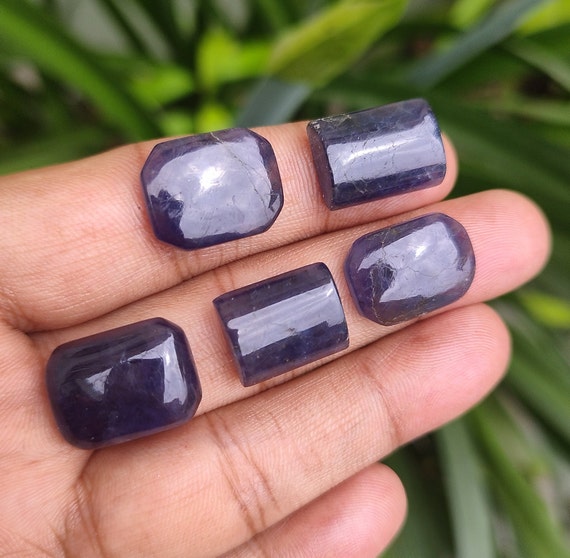 Natural Tanzanite Cabochon | Octagon Tanzanite Cabochon | Wholesale Tanzanite Cabochon | 5 Piece Lot 63 Carat | Jewelry Making | Natural Tanzanite Cabochon | Octagon Tanzanite Cabochon | Wholesale Tanzanite Cabochon | 5 Piece Lot 63 Carat | Jewelry Making |