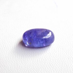 Unique~ Tanzanite Cabochon. Tanzanite Gemstone. Natural Blue Tanzanite. 16x11 Mm. Polished Oval Shape Blue Tanzanite Ring Use. Mx-5676