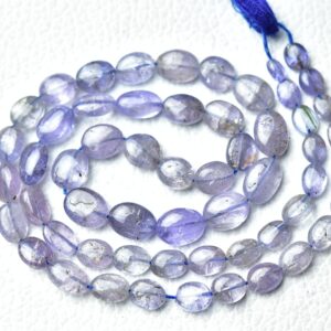 14 Inches Strand Natural Tanzanite Nugget Beads 4.5x5mm To 9x10mm Smooth Nuggets Gemstone Beads Rare Tanzanite Beads Plain Nugget No4036 14 Inches Strand Natural Tanzanite Nugget Beads 4.5x5mm To 9x10mm Smooth Nuggets Gemstone Beads Rare Tanzanite Beads Plain Nugget No4036