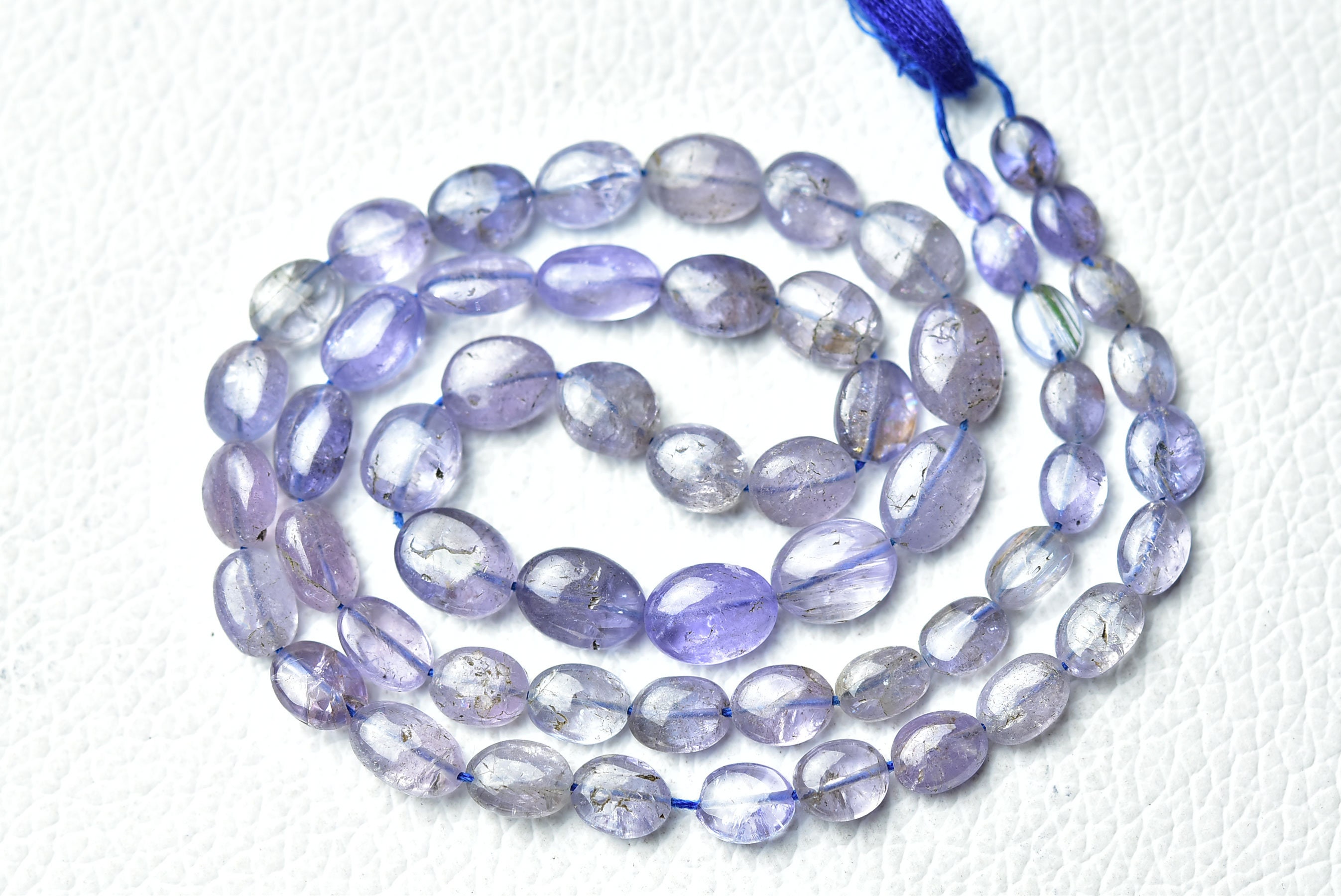 14 Inches Strand Natural Tanzanite Nugget Beads 4.5x5mm To 9x10mm Smooth Nuggets Gemstone Beads Rare Tanzanite Beads Plain Nugget No4036