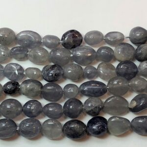 8-9mm Pale Tanzanite Free Form Nugget Gemstone Beads. Full 15" Strand Of Pale Periwinkle Blue Beads. Low Grade Tanzanite. 8-9mm Pale Tanzanite Free Form Nugget Gemstone Beads. Full 15" Strand Of Pale Periwinkle Blue Beads. Low Grade Tanzanite.