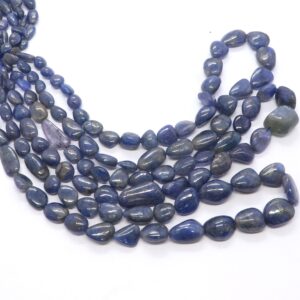 Aaa Natural Tanzanite Smooth Nuggets Beads, 7-13 Mm Tanzanite Gemstone Beads, 16 Inch + Fish Lock Smooth Tanzanite Tumble Beads Strand Aaa Natural Tanzanite Smooth Nuggets Beads, 7-13 Mm Tanzanite Gemstone Beads, 16 Inch + Fish Lock Smooth Tanzanite Tumble Beads Strand