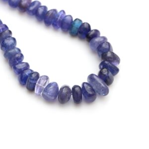 Natural Tanzanite Smooth Nuggets Beads, 4x6 Mm To 9.5x13 Mm, Tanzanite Pabbles, Blue Tanzanite Chips Jewelry Making Gemstone, 20 Inches Natural Tanzanite Smooth Nuggets Beads, 4x6 Mm To 9.5x13 Mm, Tanzanite Pabbles, Blue Tanzanite Chips Jewelry Making Gemstone, 20 Inches