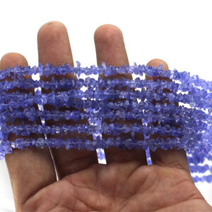 Natural Tanzanite Uncut Chips Beads, 36 Inches Blue Tanzanite Chips Beads For Jewelry Making Chips Beads An Amazing Item Natural Tanzanite Uncut Chips Beads, 36 Inches Blue Tanzanite Chips Beads For Jewelry Making Chips Beads An Amazing Item